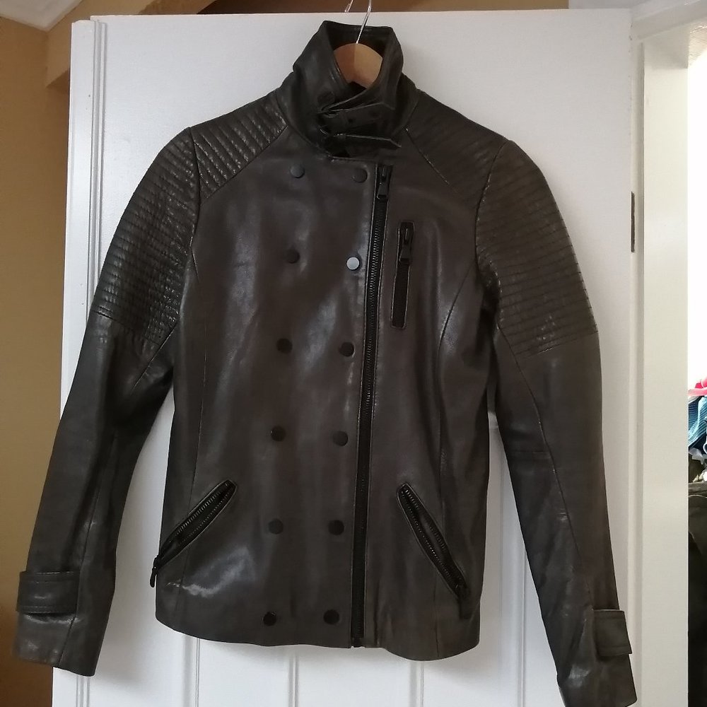 women's leather jacket